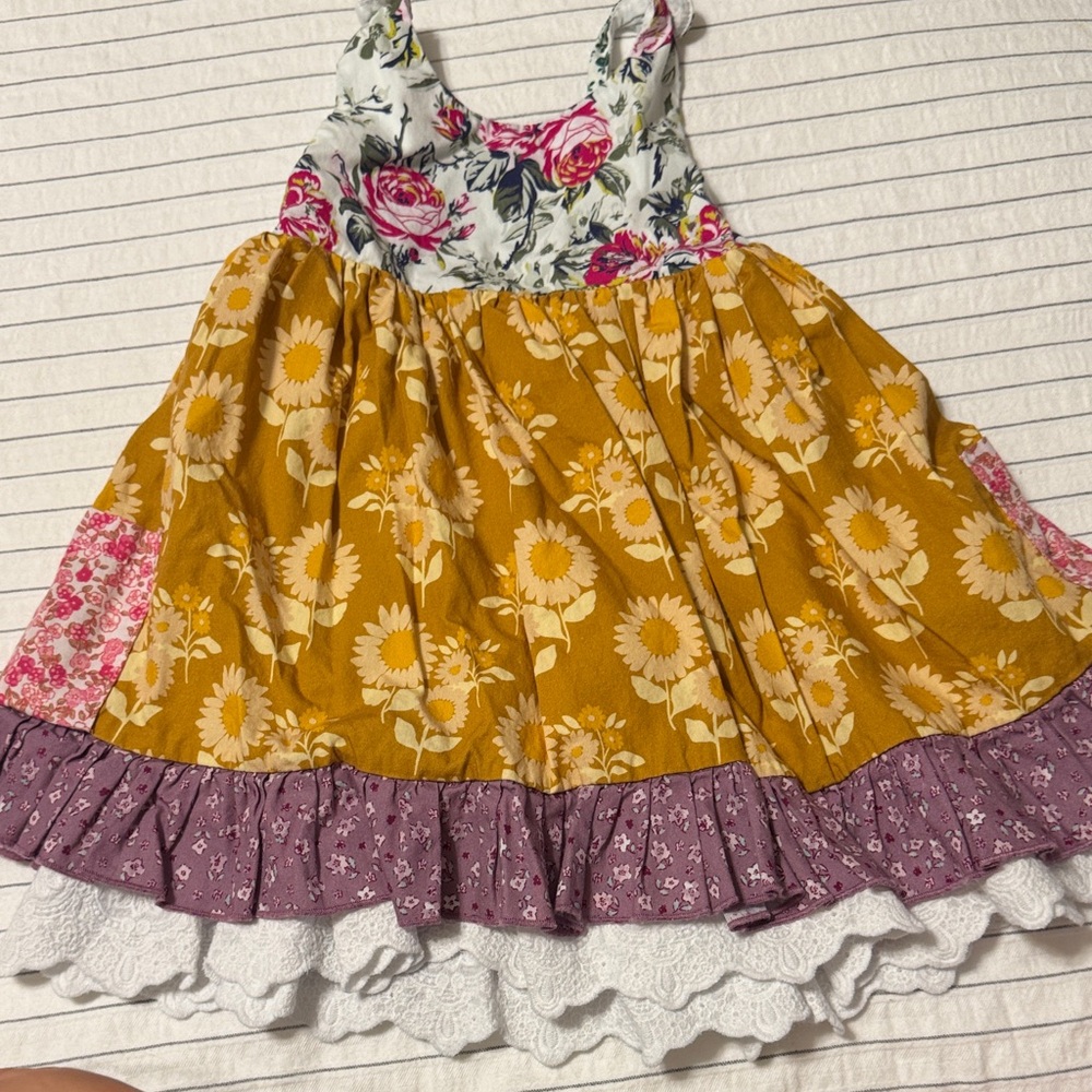 Floral and Sunflower Dress Sweethoney